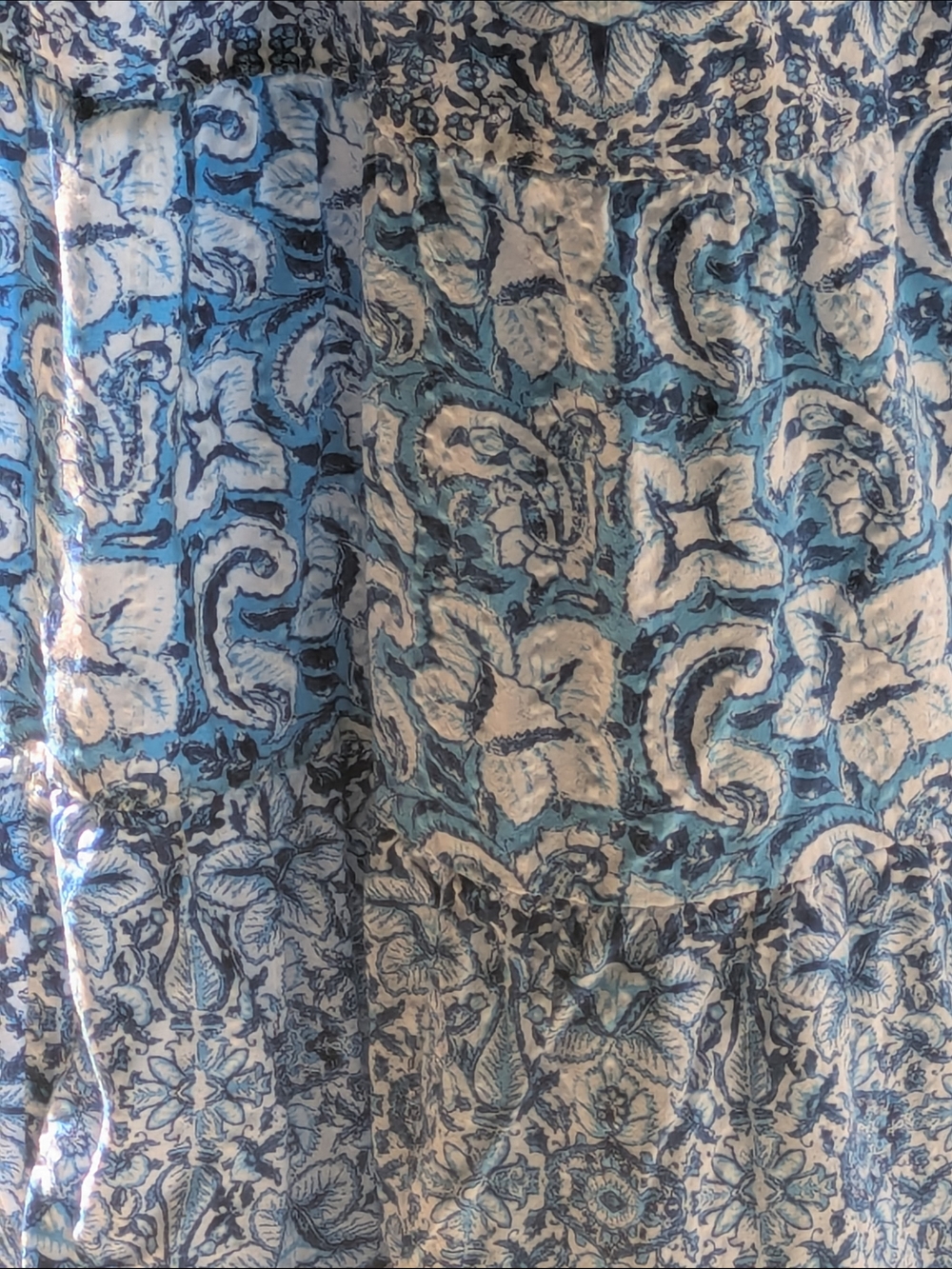 Wonderly Blue and White Floral Maxi Dress
